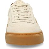 Manfield - Suède Sneakers - Ecru