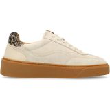 Manfield - Suède Sneakers - Ecru