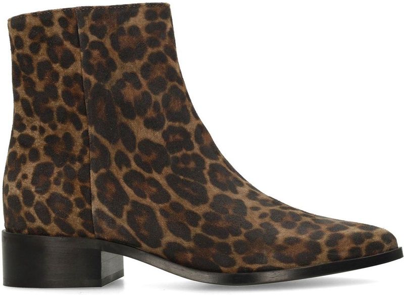 Manfield - Leopard - Enkellaarsjes - Suède
