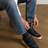 No Stress - Nubuck Sneakers - Blauw