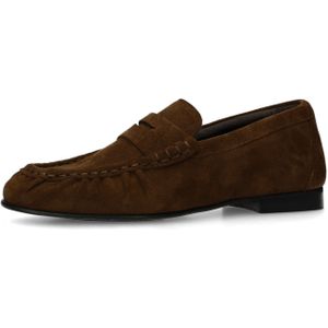 Manfield - Loafers - Bruin - Suède