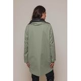Rino & Pelle - Reversible Coat - Olijf - Mix van Materialen