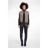 Rino&Pelle - Gilet Elona - Dames Gilet - Neutraal - Hoogwaardige Materialen