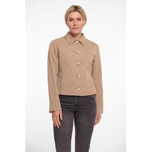 Jassen - Doorknoopjack - Zwart - Katoen - Praktische Steekzakken