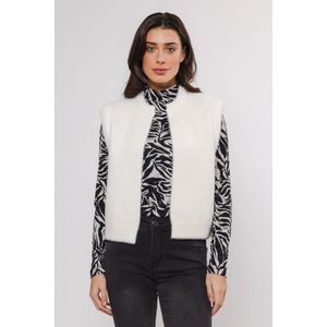 Rino&Pelle - Elona - Gilet - Wit - Zachte Stof