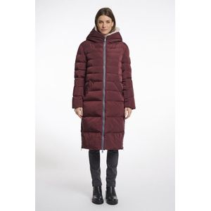 Rino&Pelle - Keila - Faux-fur Jas - Bordeauxrood
