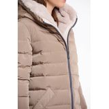 Rino&Pelle - Keila - Faux-fur Jas - Bruin Beige