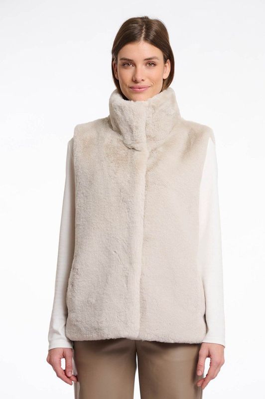 Rino & Pelle - Gilet Dava - Off White - Dames Gilet