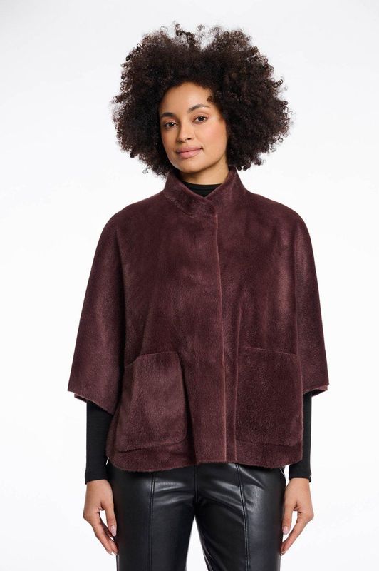 Rino&Pelle - Dewi - Cape - Bordeauxrood