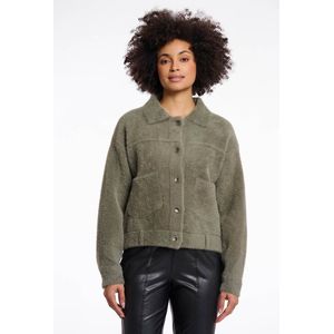 Rino&Pelle - Jack Bubbly.5002511 - Damesjas - Groen - Teddy-materiaal