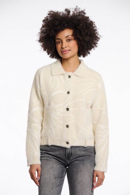 Rino & Pelle - Boxy Jacket - Ecru - Dames Vest