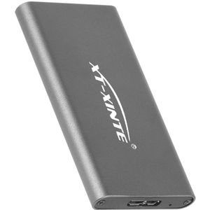 XT-XINTE Mini Msata Naar Usb 3.0 Hdd Harde Schijf Externe Behuizing Hard Drive Adapter Case Voor Msata Ssd Case Box