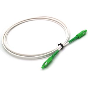 Witte Kleur Sm Sx Sc/Apc Glasvezel Jumper Kabel Sc/APC-SC/Apc Fiber Optic Patch Cord