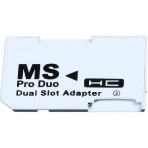 Dual Slot Card Set Micro Voor Sd Sdhc Tf Naar Memory Stick Ms Card Pro Duo Reader Card Adapter Super grote Capaciteit Kaartlezer Set