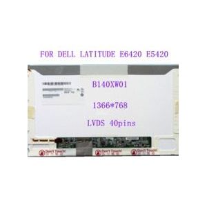 14.0 ""B140XW01 Laptop Lcd-scherm Voor Dell Latitude E6420 E5420 1366*768 Lvds 30 Pins Matrix Display vervanging