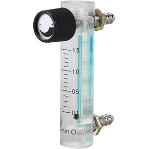 Big 0.1-1.5LPM 1.5L Zuurstof Flowmeter Flowmeter Met Regelklep Voor Zuurstof Lucht Gas