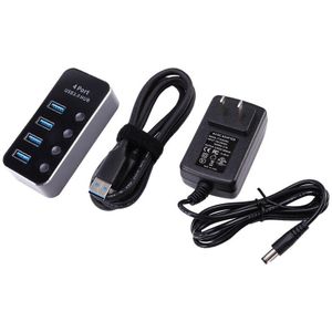 Usb Hub Splitter Usb3.0 Hub Vier Usb3.0 Interface Met Schakelaar Voor Kantoor En Thuis