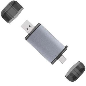 6 In 1 Kaartlezer Usb 3.0 Micro- Type C Naar Sd Micro- Sd Tf Adapter Smart Memory sd Otg Kaartlezer Voor Telefoon Laptop