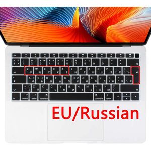 Eu Voer Russische Franse Pt Spanje Italiaanse Engels Layout Voor Macbook Air 13 Met Retina & Touch Id A1932 Toetsenbord Cover