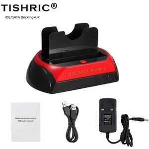 Tishric Externe Hdd Docking Station Universele Ide/Sata 2.5 ''3.5'' Hard Drive Case Ssd Optibay Hdd Box usb 2.0 Hdd Caddy