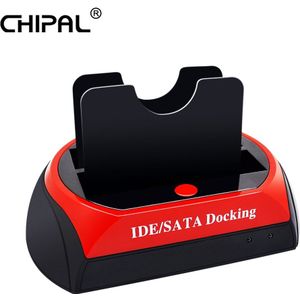 Chipal All In 1 Hdd Docking Station Usb 2.0 Dock 2.5 ""3.5"" Ide Sata Ssd Hd Harde Schijf schijf Behuizing Externe Hdd Box Adapter