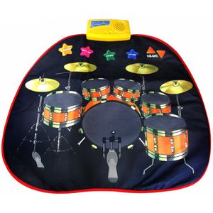 70.5X65 Cm Jazz Drums Musical Play Mat Tapijt Speelgoed Multifunctionele Speelkleed Tapijt Muziek Instrument Educatief speelgoed Voor Kinderen