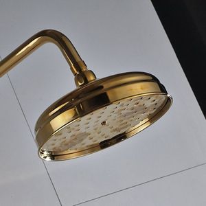 Luxe Gouden Messing Douchekop 8 inch Ronde Regendouche Badkamer Douchekop Regen Ksd268