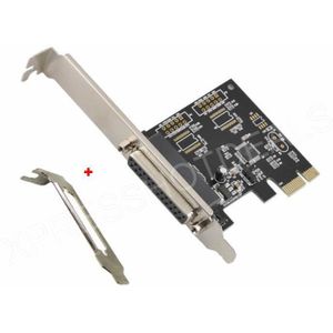 PCI-E Parallelle Poort DB25 LPT Printer Card Adapter w/Low Profile Bracket