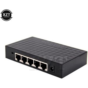 10/100/1000 Mbps 5 Port Mini Base Gigabit HUB Snelle LAN Ethernet Desktop Netwerk-switches Adapter 1 pcs