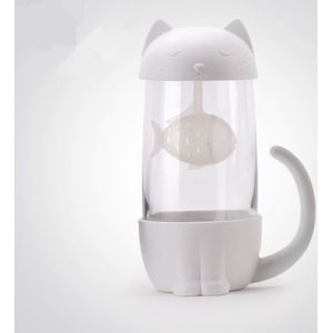 Thee Koffie Cup Leuke Kat Ei Glazen Mok Theepot Theezakjes Mokken Koppels Cups Met Theezeefje Filter Keuken Gereedschap