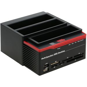 Multifunctionele 2.5 &quot;/ 3.5&quot; Usb 3.0 Naar 2 Sata Poorten 1 Ide Poort Externe Hdd Harde Schijf Docking station Kaartlezer USB3.0 Hub