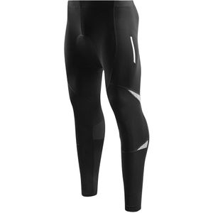 Mannen Reflecterende Fiets Broek Gel Padded Fietsen Compressie Panty Leggings Outdoor Man Ademende Sport Rijden Fiets Lange Broek