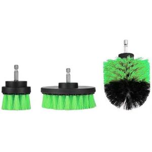 3 stks/set Elektrische Boor Borstel Kit Plastic Ronde Power Scrubber Borstel voor Badkamer Bad Borstel Kit 2/3. 5/4 inch