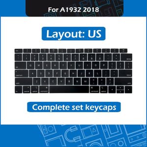 Laptop A1932 Complete set keycaps US Layout voor Macbook Air Retina 13 ""A1932 Key cap Sleutel Vervanging jaar MRE82