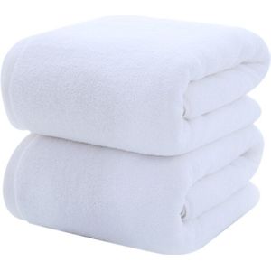 Luxe Bad Vel Handdoeken Extra Grote Zeer Absorberende Hotel Spa Collection 70X140cm 2 Pack (Wit)