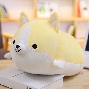 35Cm Leuke Corgi Hond Knuffel Gevuld Zacht Dier Cartoon Kussen Mooie Kerstcadeau Voor Kinderen Kawaii Valentijn Cadeau