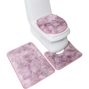 Pluche Toilet Seat Cover Badkamer Tapijt Thuis Hotel Luxe Winter Warm Gemak Mould-Proof Pad