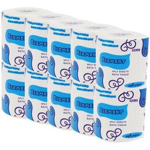10 Stks/zak 3ply Witte Wc Tissue Hollow Vervanging Roll Papier Schoon Voorkomen Griep Schoonmaken Wc Tissue Zachte Toiletpapier