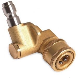 1/4 ""Quick Connector Rotary Turbo Nozzles Verstelbare Adapter Messing Aansluiting Voor Auto Wasmachine Hogedrukreiniger Adapter