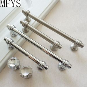 3.75 ''6.3'' Moderne Handvatten Deur Trek Knoppen Gepolijst Chroom Lade Handgrepen Dresser Pulls Keukenkast Knop Handvat