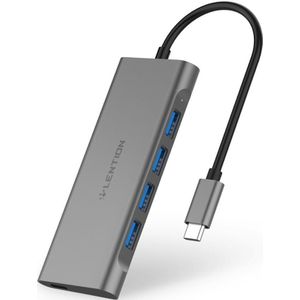 Usb C Hub Met 4 Usb 3.0 Poorten, type C Opladen Adapter Voor Macbook Pro 13/15/16 (Thunderbolt 3 Poort), Mac Air