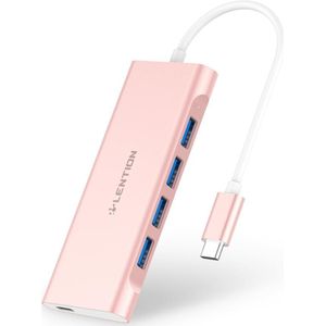 Usb C Hub Met 4 Usb 3.0 Poorten, type C Opladen Adapter Voor Macbook Pro 13/15/16 (Thunderbolt 3 Poort), Mac Air