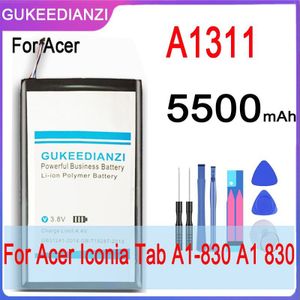 Gukeedianzi A1311 Tablet Li-Ion Polymer Oplaadbare Batterij 5500Mah Voor Acer Lconia Tab A1-830 A1311 A1 830