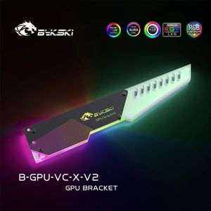Bykski B-GPU-VC-V2 Vga Acryl Ondersteuning Videokaart Beugel Gpu Houder Companion Ondersteuning Rgb Verlichting 5V 3PIN 12V 4PIN symfonie