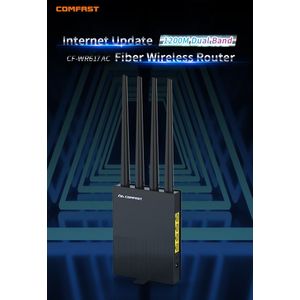 Comfast 1200Mbps CF-WR617AC Dual-Band AC1200 Draadloze Router 5.8Ghz Wifi Repeater Met 4 * 5dBi High Gain antennes Bredere Dekking