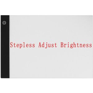 Draagbare A4 LED Digitale Grafische Tekening Tablet Pad Kunstenaar Stencil Board Light Box Tracing Schrijven Tablet LED Teken Display