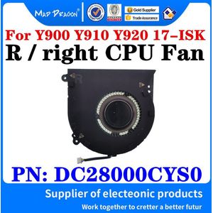 Originele DC28000CYS0 DC28000CWS0 Voor Lenovo Ideapad Y900 Y910 Y920 17-ISK 17ISK Laptop Cpu Fan Koelventilator Video Gpu Fan