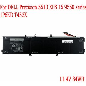 11.4V 84WH 4 Gvgh Laptop Batterij Voor Dell Precision 5510 Xps 15 9550 Serie 1P6KD T453X