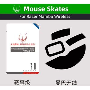 2 Sets/pak Hotline Games Mouse Skates Voor Razer Draadloze Mamba 5G 4G Elite Gaming Muis Voeten Vervangen Voet