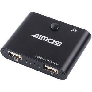 Aimos AM-PS401 Gaming Toetsenbord En Muis Converter Adapter Voor Game Controller Voor PS4/PS4 Pro/Slim/Xbox een/Xboxone S/X/PS3